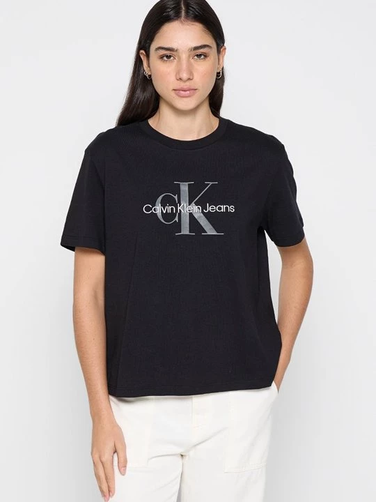 Foto van product T-shirt print Calvin Klein Jeans zwart
