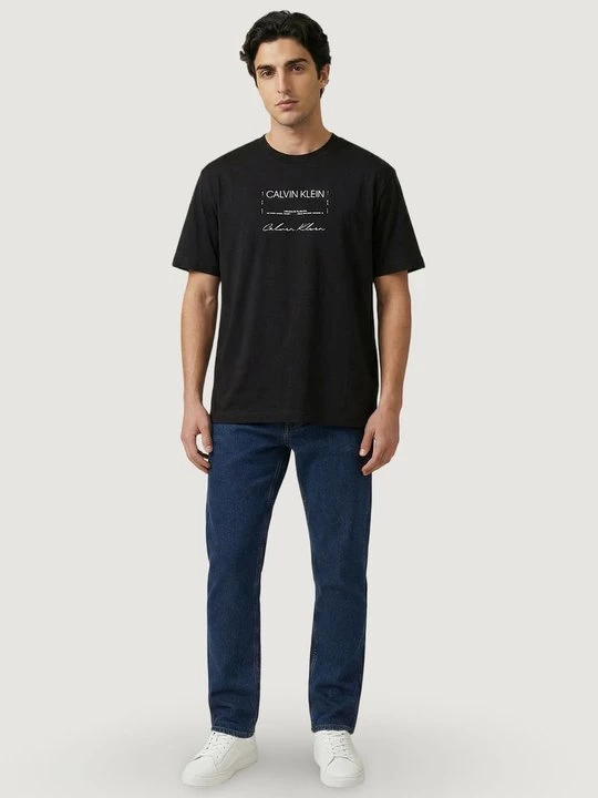 Foto van product T-shirt print Calvin Klein Jeans zwart