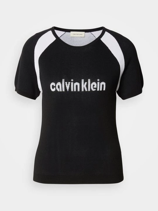 Foto van product T-shirt print Calvin Klein Jeans zwart