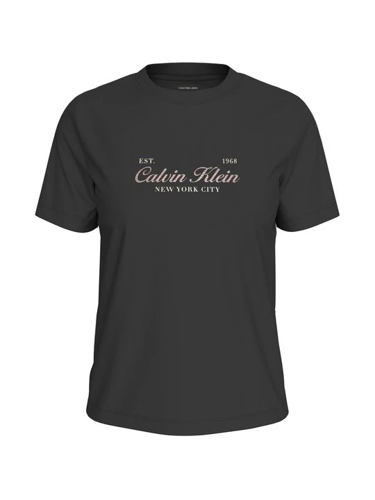 Foto van product T-shirt print Calvin Klein Jeans zwart