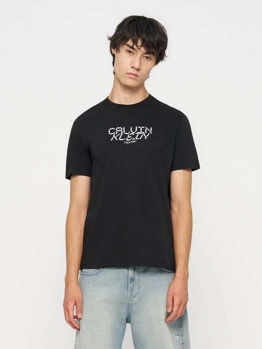 Foto van product T-shirt print Calvin Klein Jeans zwart