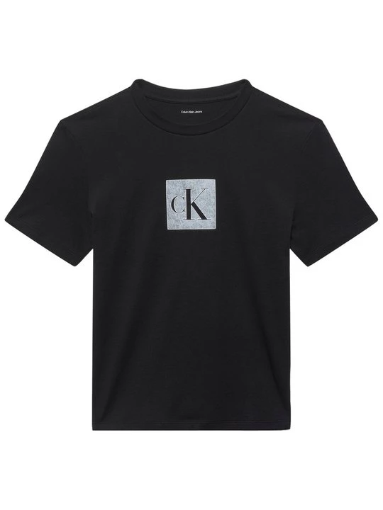 Foto van product T-shirt print Calvin Klein Jeans zwart