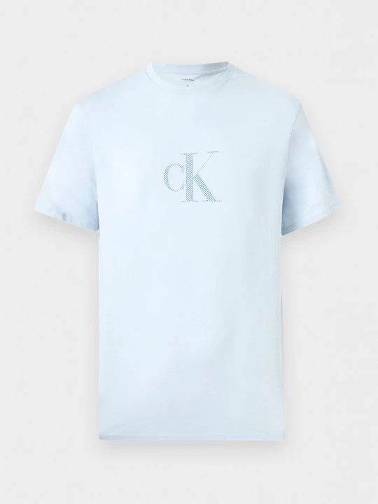 Foto van product T-shirt print Calvin Klein lichtblauw