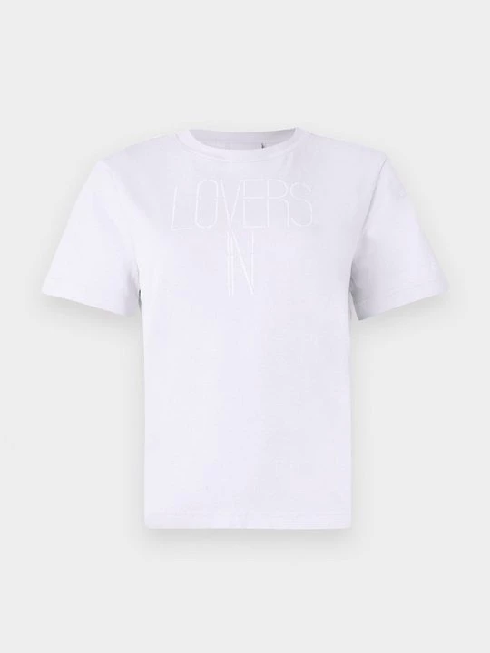 Foto van product T-shirt print Calvin Klein lila