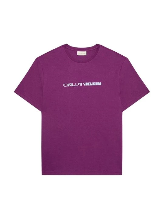 Foto van product T-shirt print Calvin Klein paars