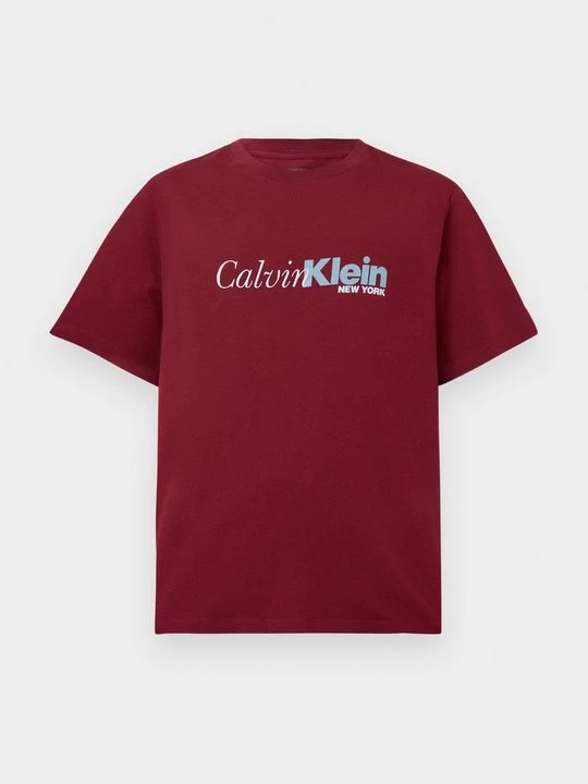 Foto van product T-shirt print Calvin Klein rood