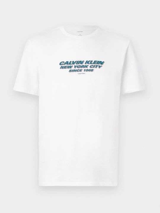 Foto van product T-shirt print Calvin Klein wit