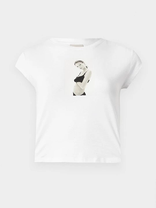 Foto van product T-shirt print Calvin Klein wit