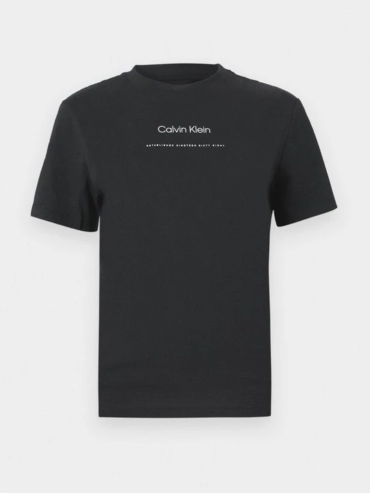 Foto van product T-shirt print Calvin Klein zwart