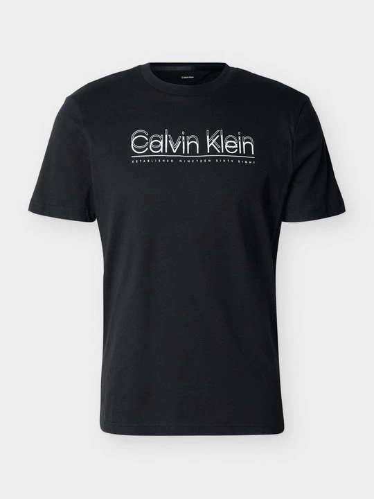 Foto van product T-shirt print Calvin Klein zwart