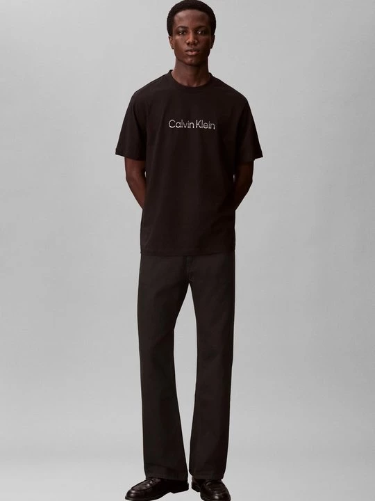 Foto van product T-shirt print Calvin Klein zwart
