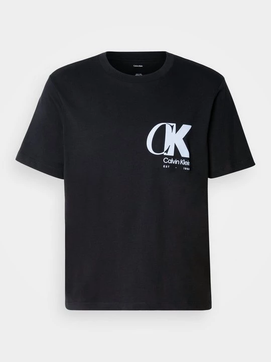 Foto van product T-shirt print Calvin Klein zwart