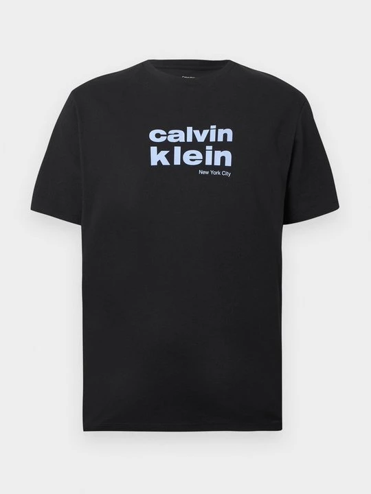 Foto van product T-shirt print Calvin Klein zwart