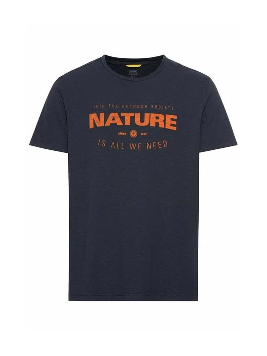 Foto van product T-shirt print Camel Active donkerblauw