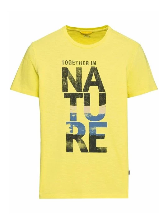 Foto van product T-shirt print Camel Active geel