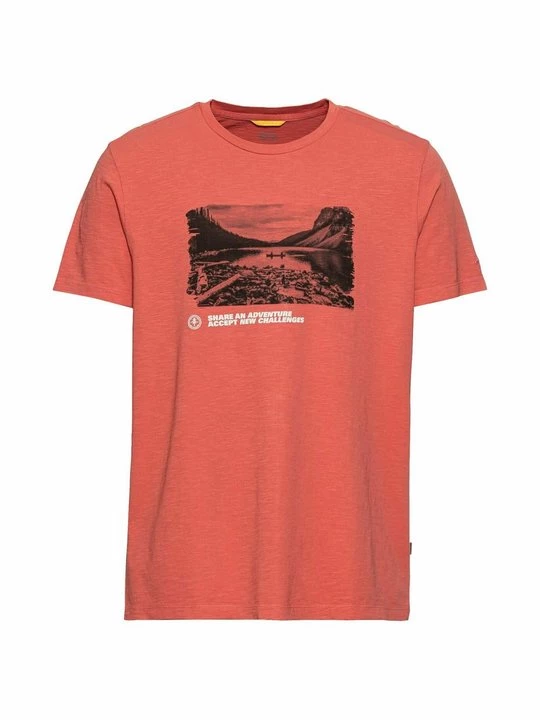 Foto van product T-shirt print Camel Active rood