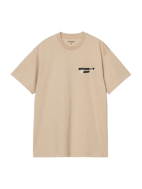 Foto van product T-shirt print Carhartt WIP beżowy