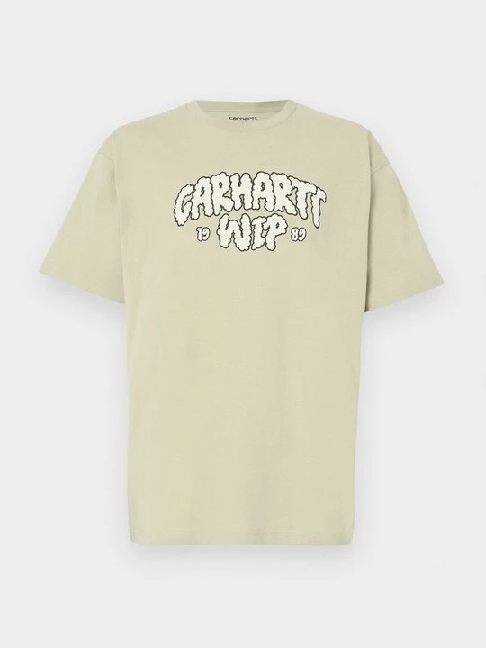 Foto van product T-shirt print Carhartt WIP beżowy
