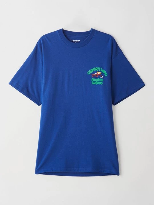 Foto van product T-shirt print Carhartt WIP blauw