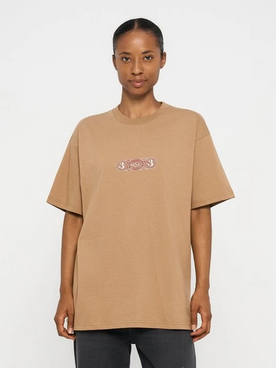 Foto van product T-shirt print Carhartt WIP bruin