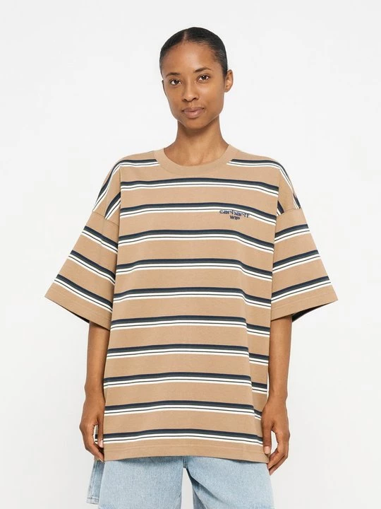 Foto van product T-shirt print Carhartt WIP bruin