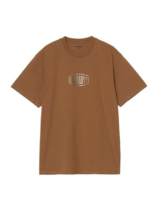 Foto van product T-shirt print Carhartt WIP bruin