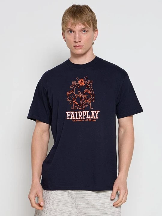 Foto van product T-shirt print Carhartt WIP donkerblauw