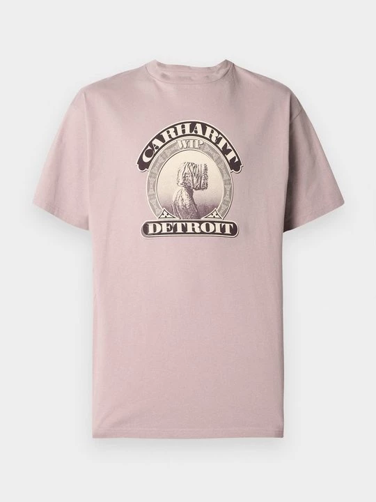 Foto van product T-shirt print Carhartt WIP donkerroze