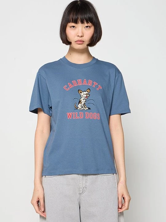 Foto van product T-shirt print Carhartt WIP lichtblauw