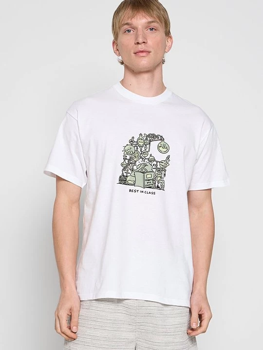 Foto van product T-shirt print Carhartt WIP wit