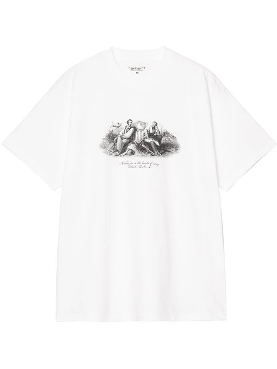 Foto van product T-shirt print Carhartt WIP wit