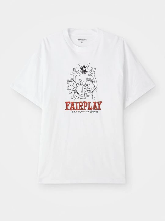 Foto van product T-shirt print Carhartt WIP wit