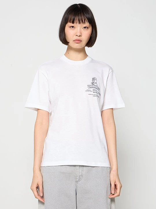 Foto van product T-shirt print Carhartt WIP wit