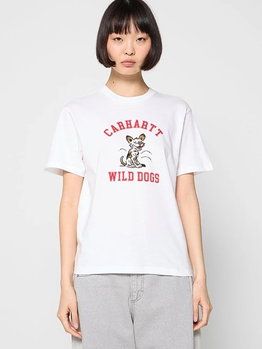 Foto van product T-shirt print Carhartt WIP wit