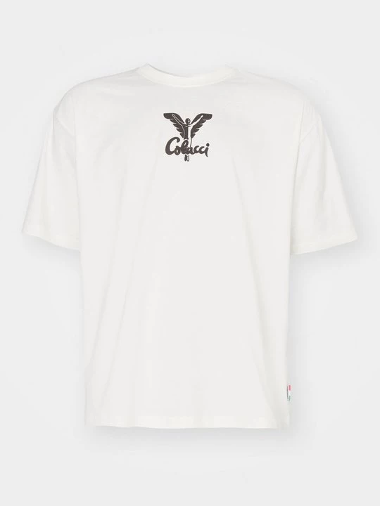 Foto van product T-shirt print Carlo Colucci crème