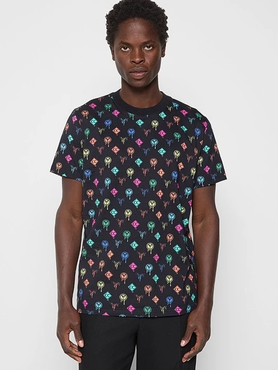 Foto van product T-shirt print Carlo Colucci grijs