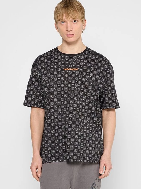 Foto van product T-shirt print Carlo Colucci grijs
