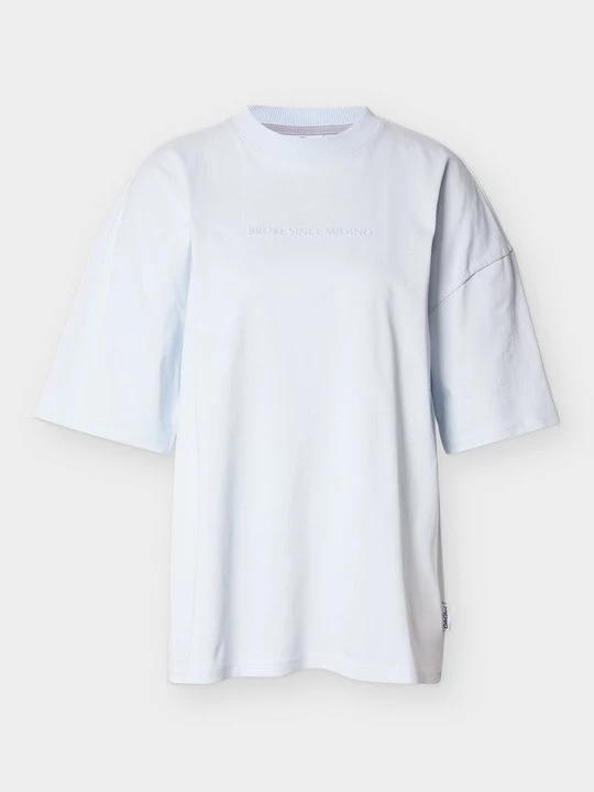 Foto van product T-shirt print Carlo Colucci lichtblauw