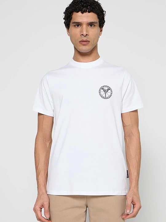 Foto van product T-shirt print Carlo Colucci wit
