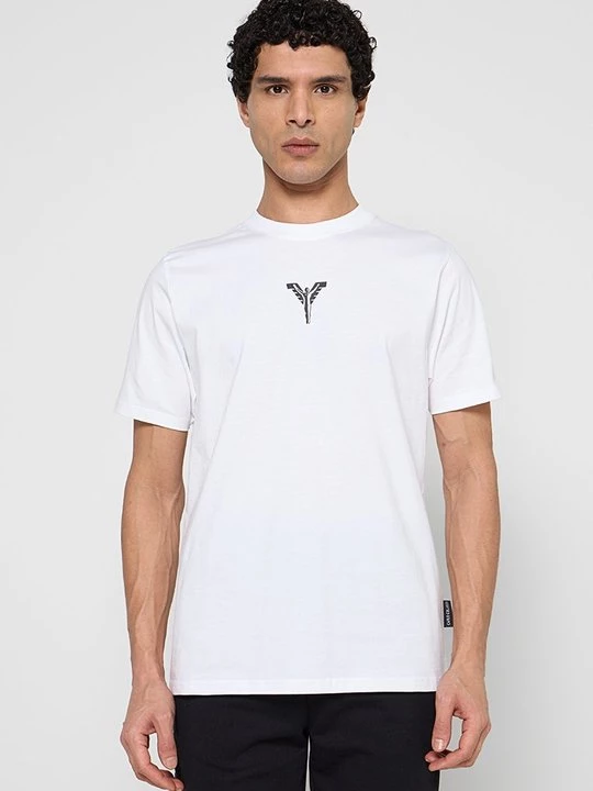 Foto van product T-shirt print Carlo Colucci wit