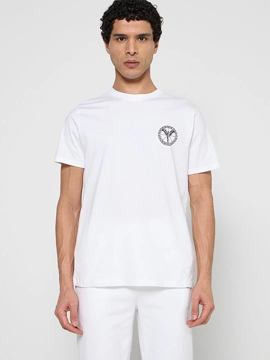Foto van product T-shirt print Carlo Colucci wit