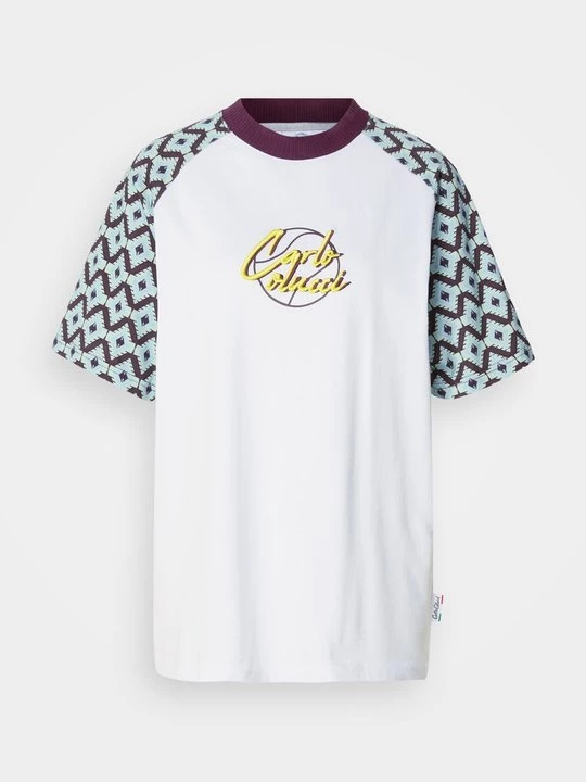 Foto van product T-shirt print Carlo Colucci wit