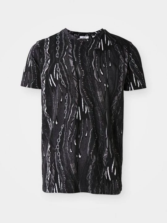 Foto van product T-shirt print Carlo Colucci zwart