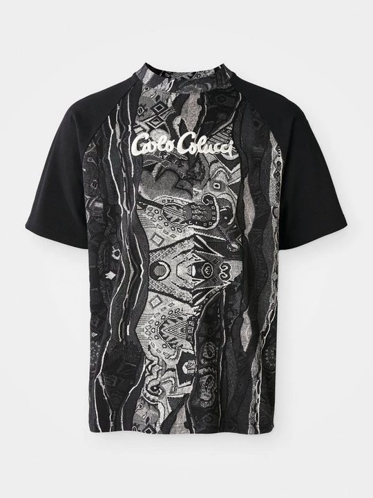 Foto van product T-shirt print Carlo Colucci zwart