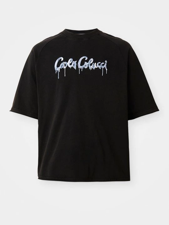 Foto van product T-shirt print Carlo Colucci zwart