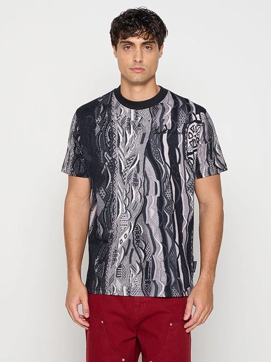 Foto van product T-shirt print Carlo Colucci zwart