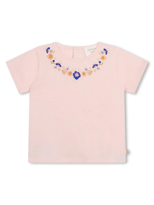 Foto van product T-shirt print Carrément beau donkerroze