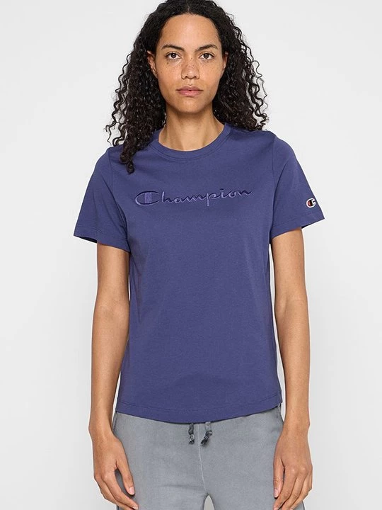Foto van product T-shirt print Champion blauw