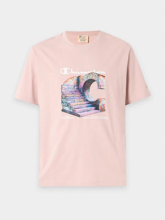 Foto van product T-shirt print Champion bruin