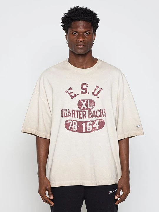 Foto van product T-shirt print Champion bruin